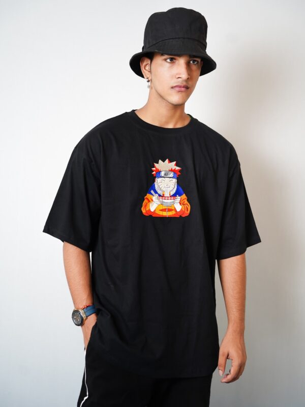 Black Naruto Oversized T-shirt