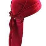 Red Wine Velvet Durag