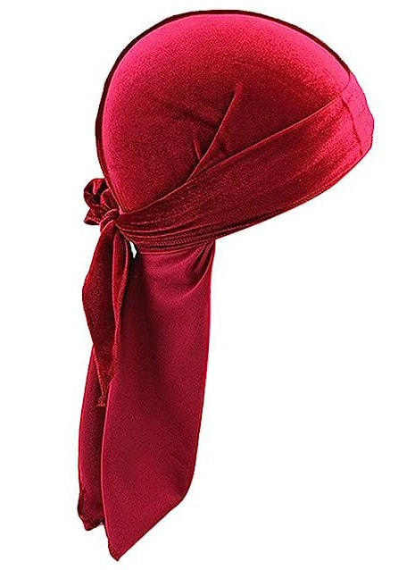 Red Wine Velvet Durag